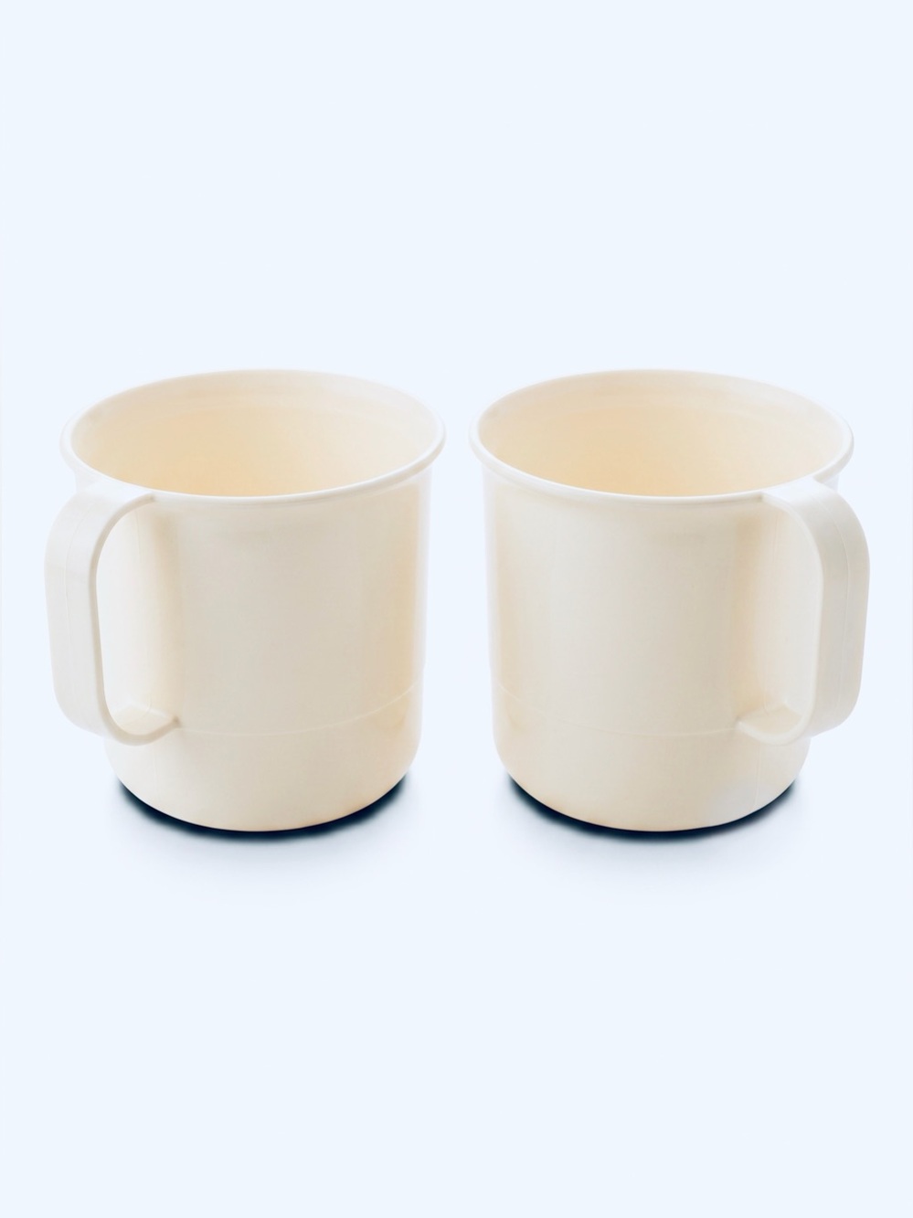 Tupperware Cream Mugs set of 2